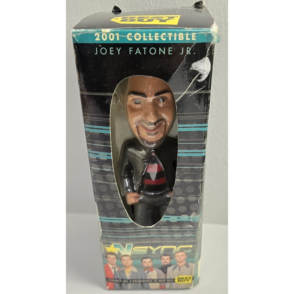 N SYNC Joey Fatone Jr. Bobble Head Doll 8-inch Best Buy Exclusive 2001 NSYNC Box
